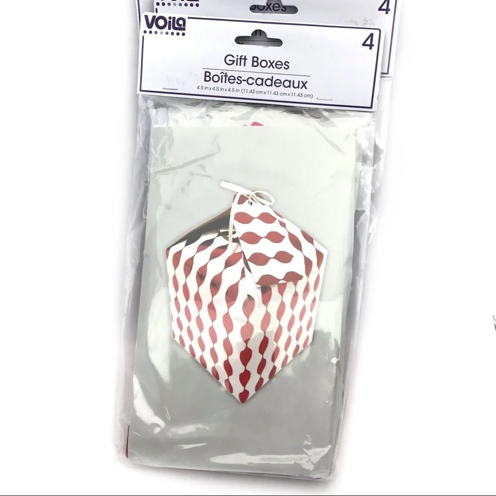 Gift Boxes - 20 total - Lot - Foil Fuchsia w/Tag‎